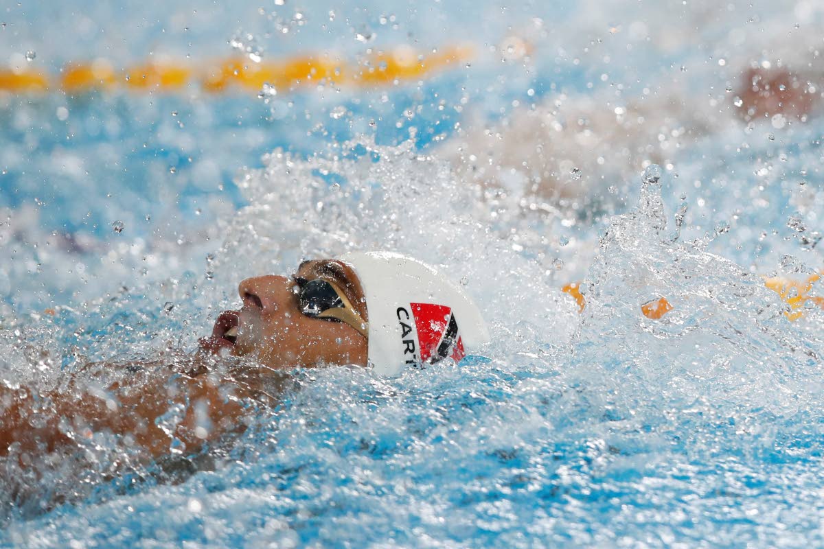 Dylan Carter into men’s 50m backstroke final in Toronto