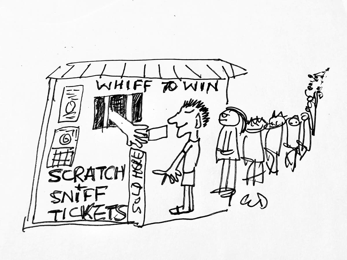 Endangered olfactory pleasures