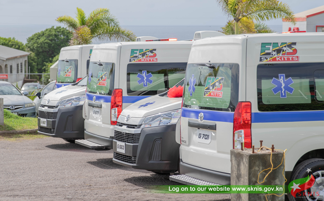 Government of Saint Kitts and Nevis commissions five new custom-built ambulances to strengthen emergency medical response