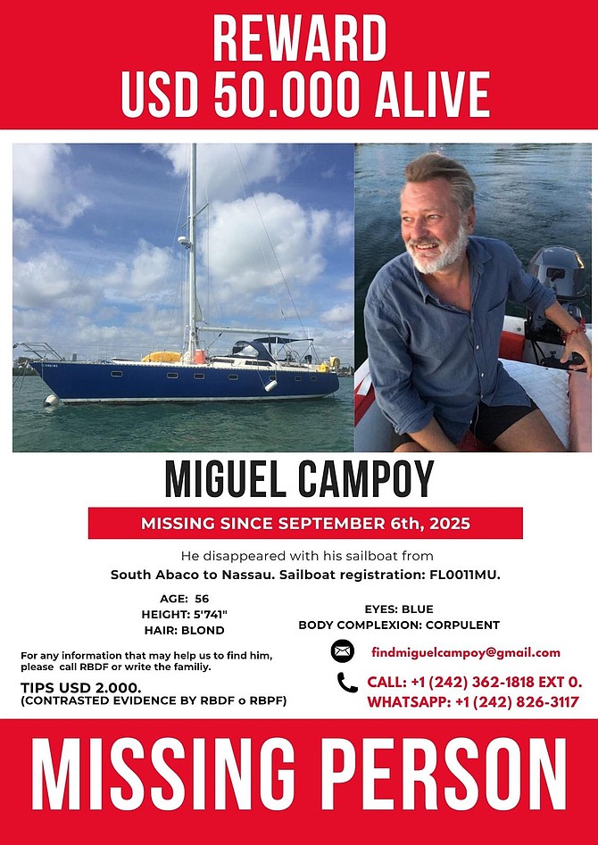 Family of missing sailor Miguel Campoy still waiting for answers six weeks later