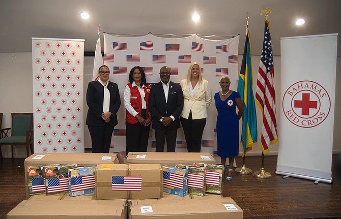 US Embassy donates hurricane relief supplies to Bahamas Red Cross