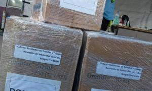 What mechanisms are in place for receiving international donations in Cuba?