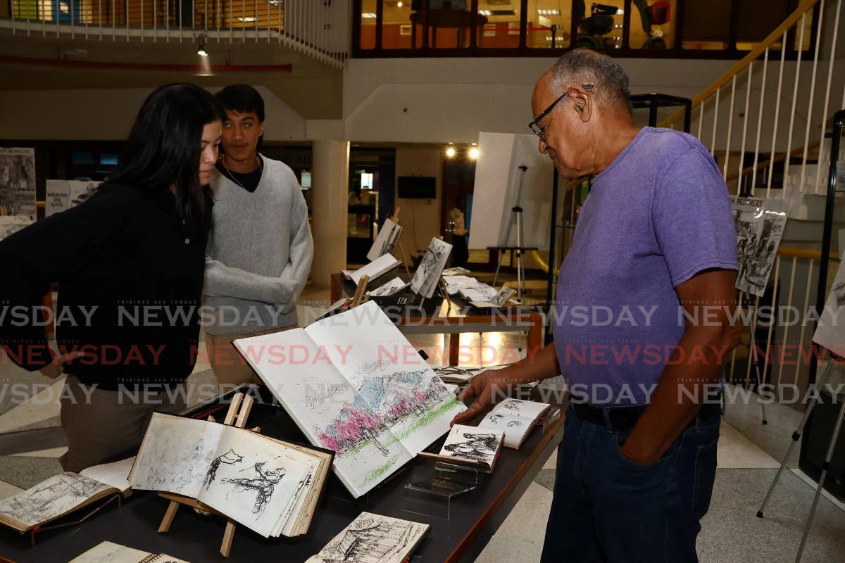 Decades of Hinkson’s sketches in first-of-a-kind exhibit at Nalis