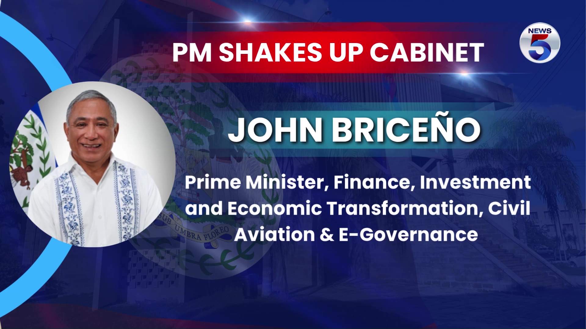 PM Briceño Marks Milestone with Major Ministerial Moves