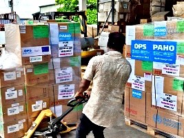 Post-Melissa : 2 tons of medical supplies delivered to the Western Health Directorate