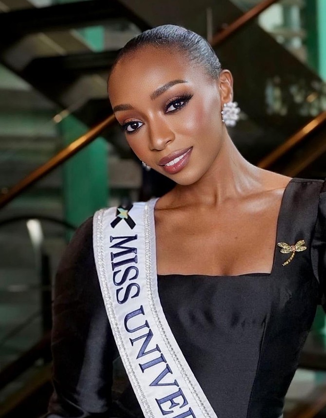Miss Bahamas joins in walk-out from a Miss Universe ceremony