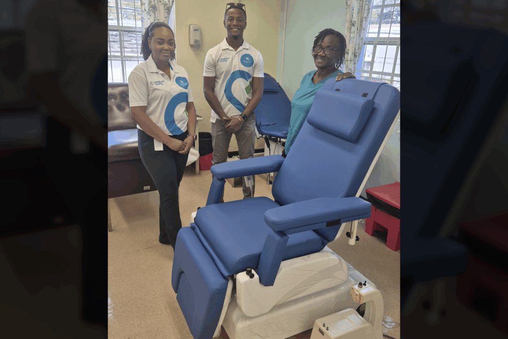 National Blood collection centre benefits from Sagicor donation