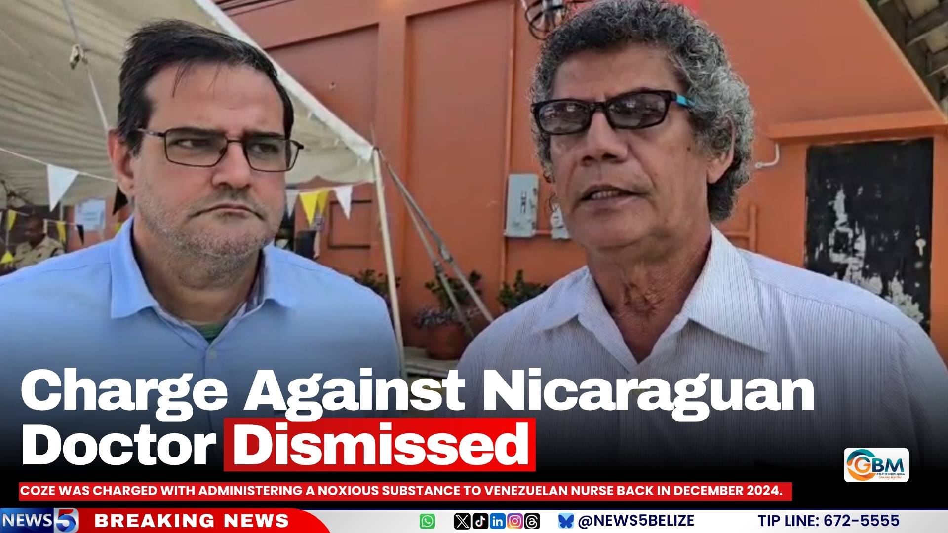 Charge Against Nicaraguan Doctor Dismissed