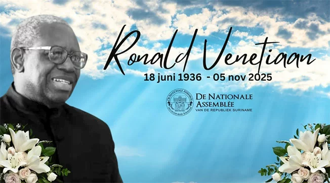 Parlement eert nalatenschap overleden president Venetiaan