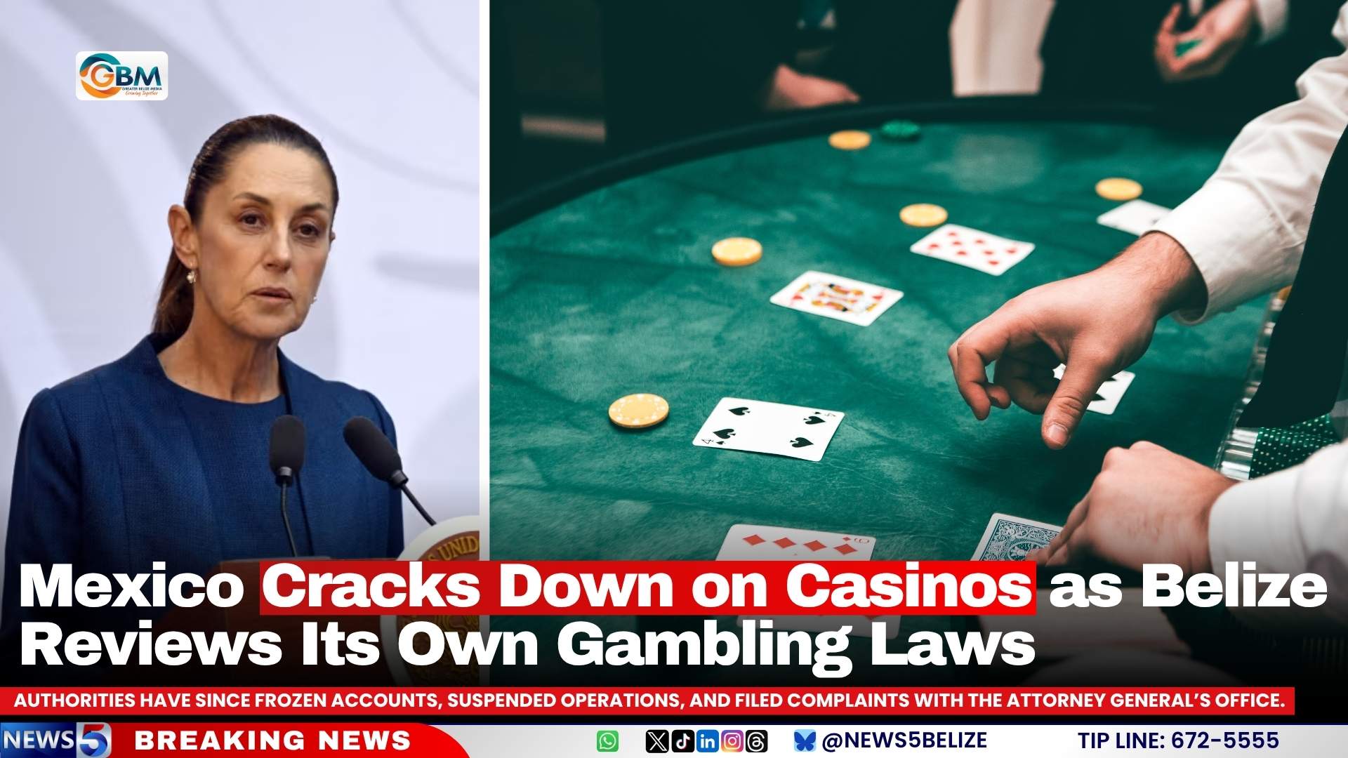 Mexico Cracks Down on Casinos as Belize Reviews Its Own Gambling Laws