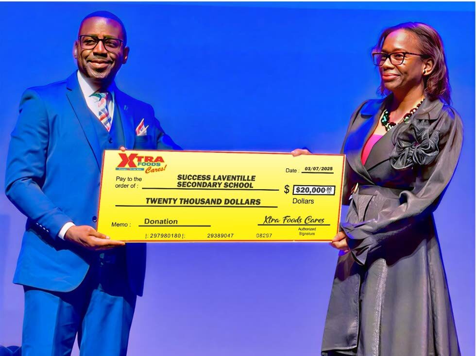 Xtra Foods donates $20k to upgrade Success Laventille computer lab