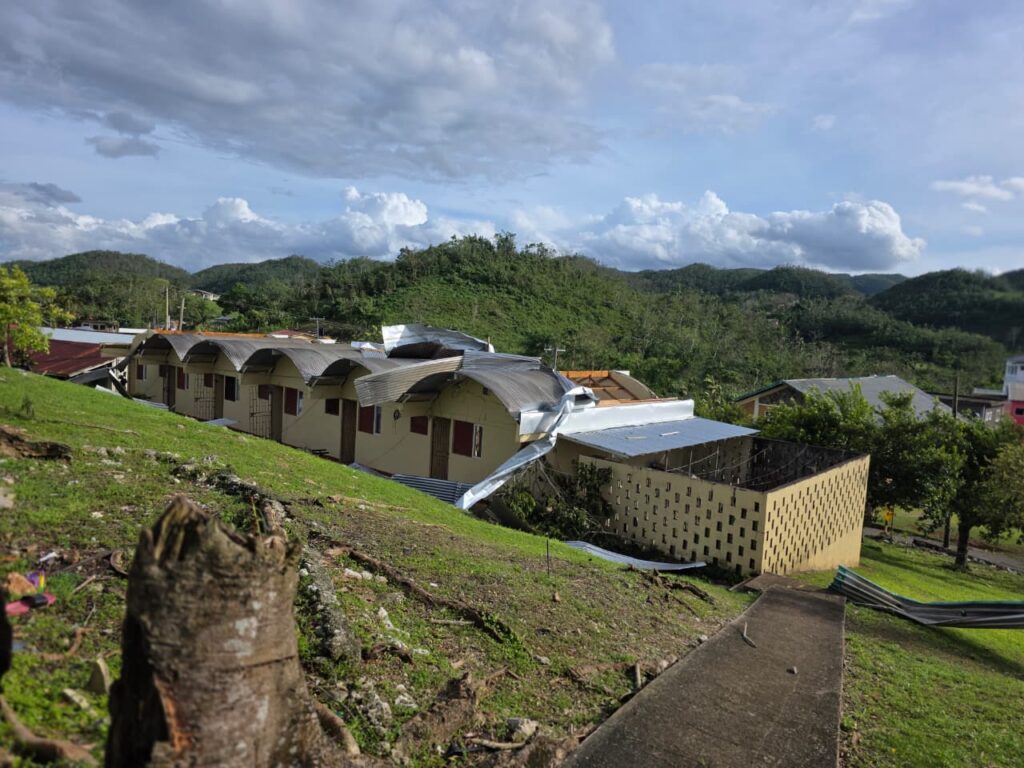 Ferncourt High begins clean-up after Hurricane Melissa