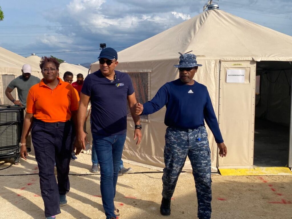 Health Minister welcome Barbados field hospital in Savanna-la-mar