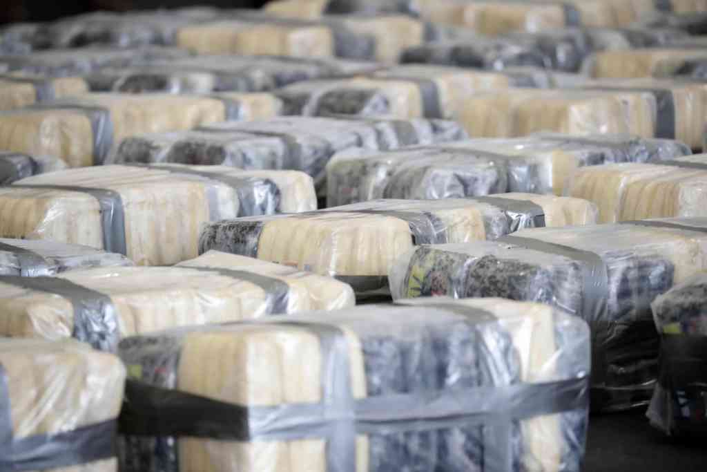 Colombia seized more than seven thousand tons of drugs in three years
