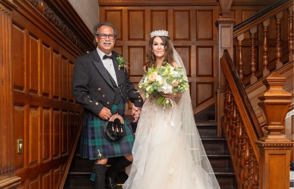 The Jutagirs’ Scottish wedding rewards Barbadian strays