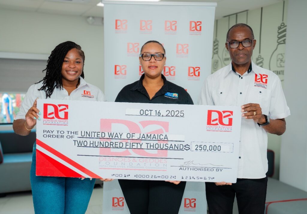 D&G Foundation donates $250,000 to United Way of Jamaica