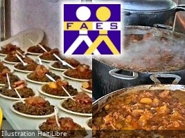 Social : Distribution of 27,000 hot meals in one day