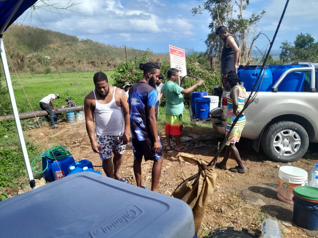Discovery Bauxite supplying thousands with water during hurricane recovery