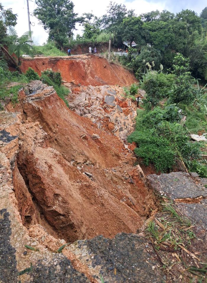 Brandon Hill inaccessible after landslide — police