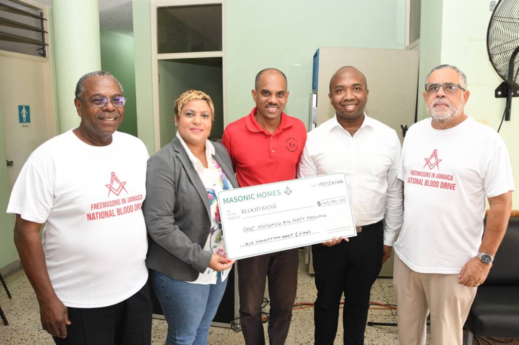 Freemasons mark best blood drive in three years