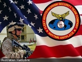 Insecurity : U.S. Marines exchanged fire with gang members