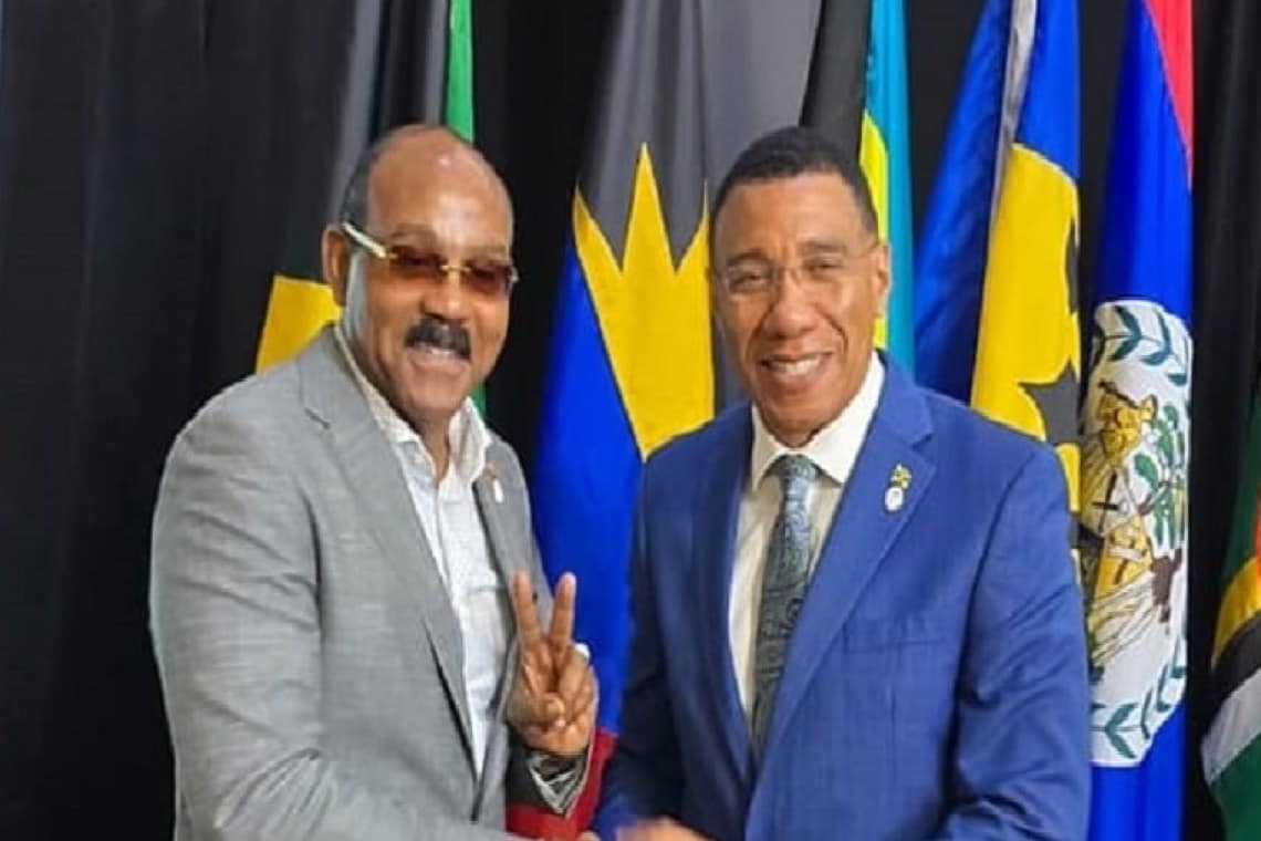 Prime Minister Gaston Browne joins CARICOM Solidarity Mission to Jamaica after Hurricane Melissa