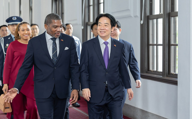 President Lai meets Prime Minister Hon. Dr. Terrance Drew of Federation of Saint Christopher and Nevis
