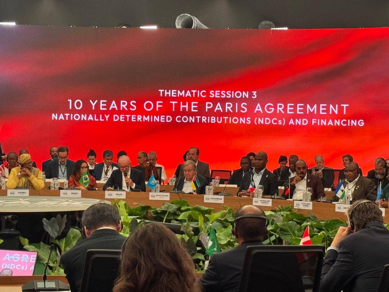 Prime Minister Gaston Browne Calls for Urgent Climate Action and Fair Financing at COP30 Leaders’ Roundtable