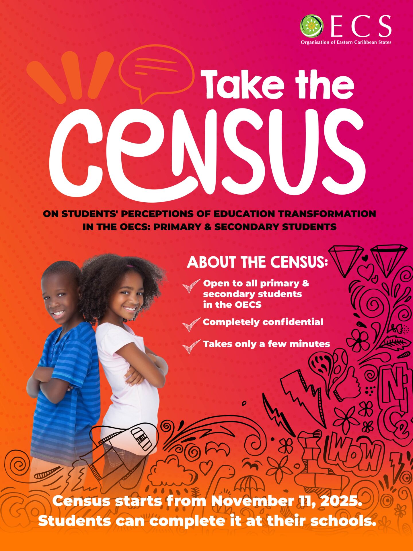 Historic OECS Student Census begins 11 November