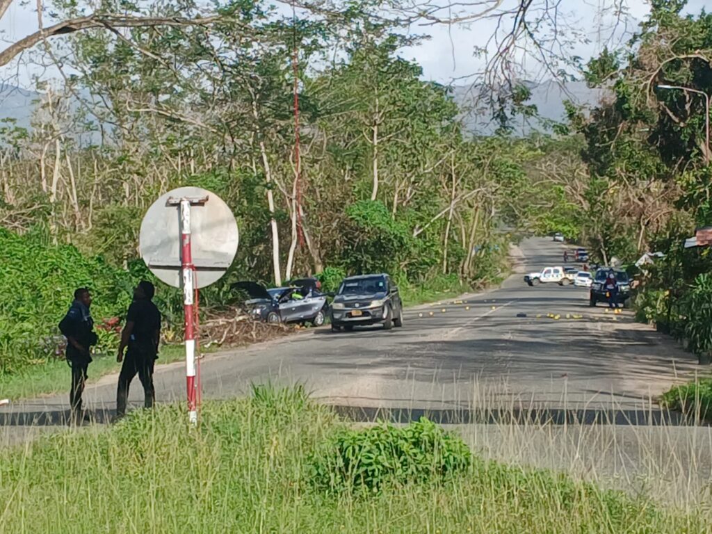 Heavy traffic in Linstead following alleged shootout