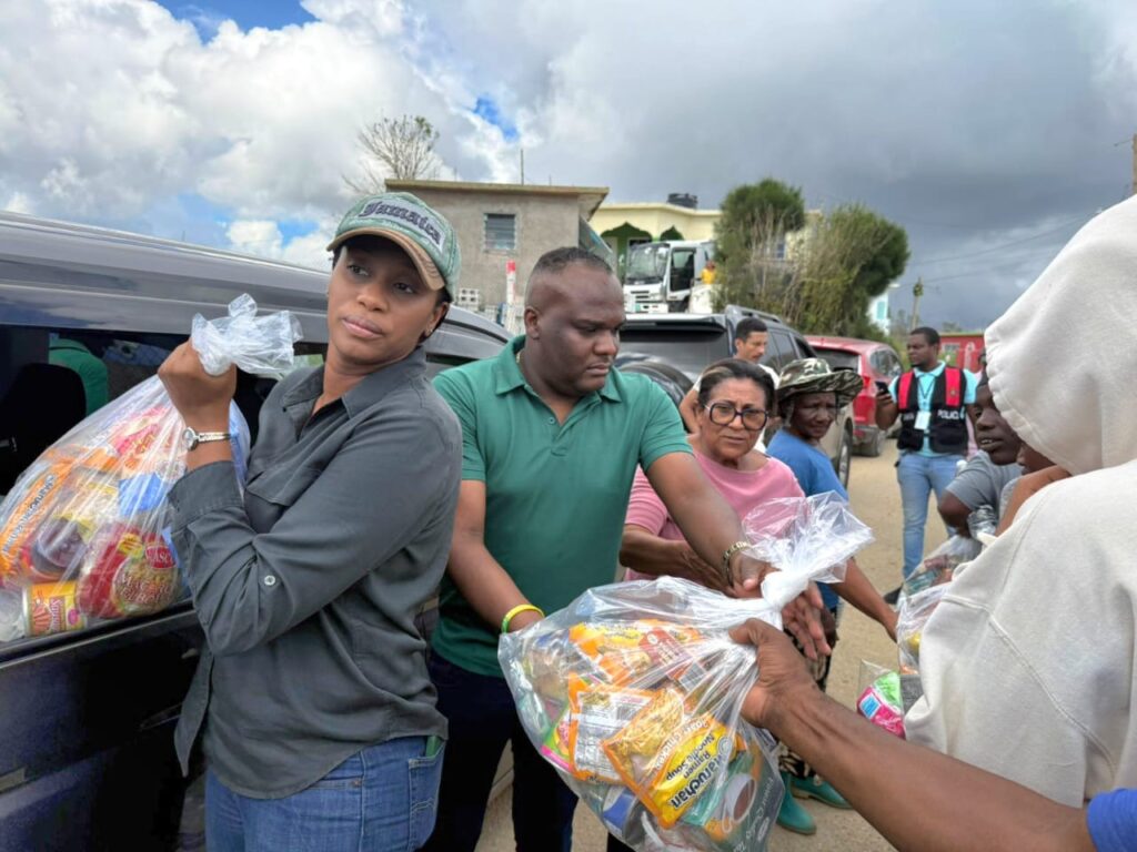 Fitz-Henley, Crawford, Dalrymple-Philibert deliver thousands of relief supplies to Trelawny