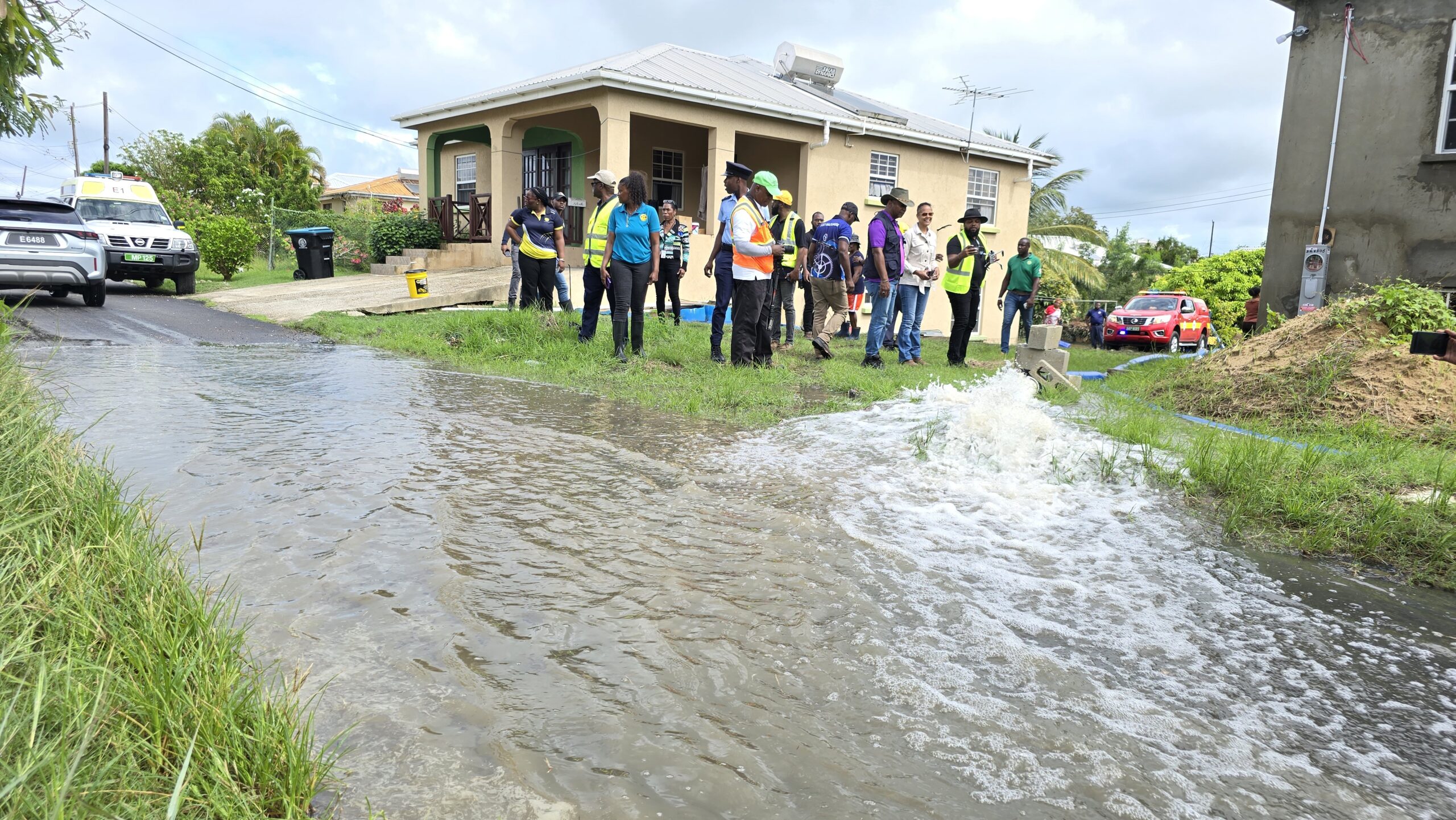 Flood-hit St Lucy wants urgent action after residents trapped overnight
