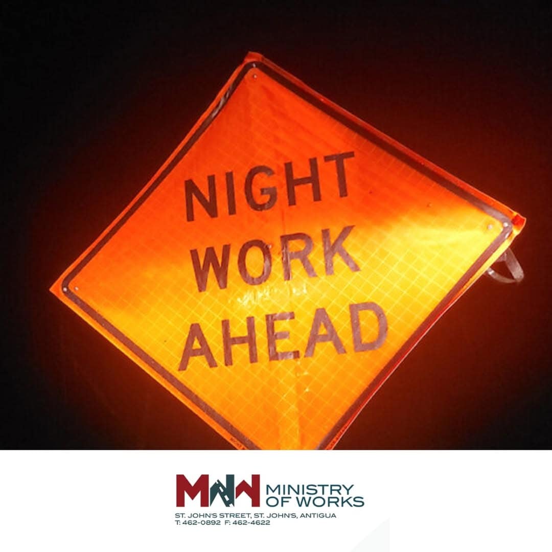 Notice of Night Works at Bike Plus and Bendals