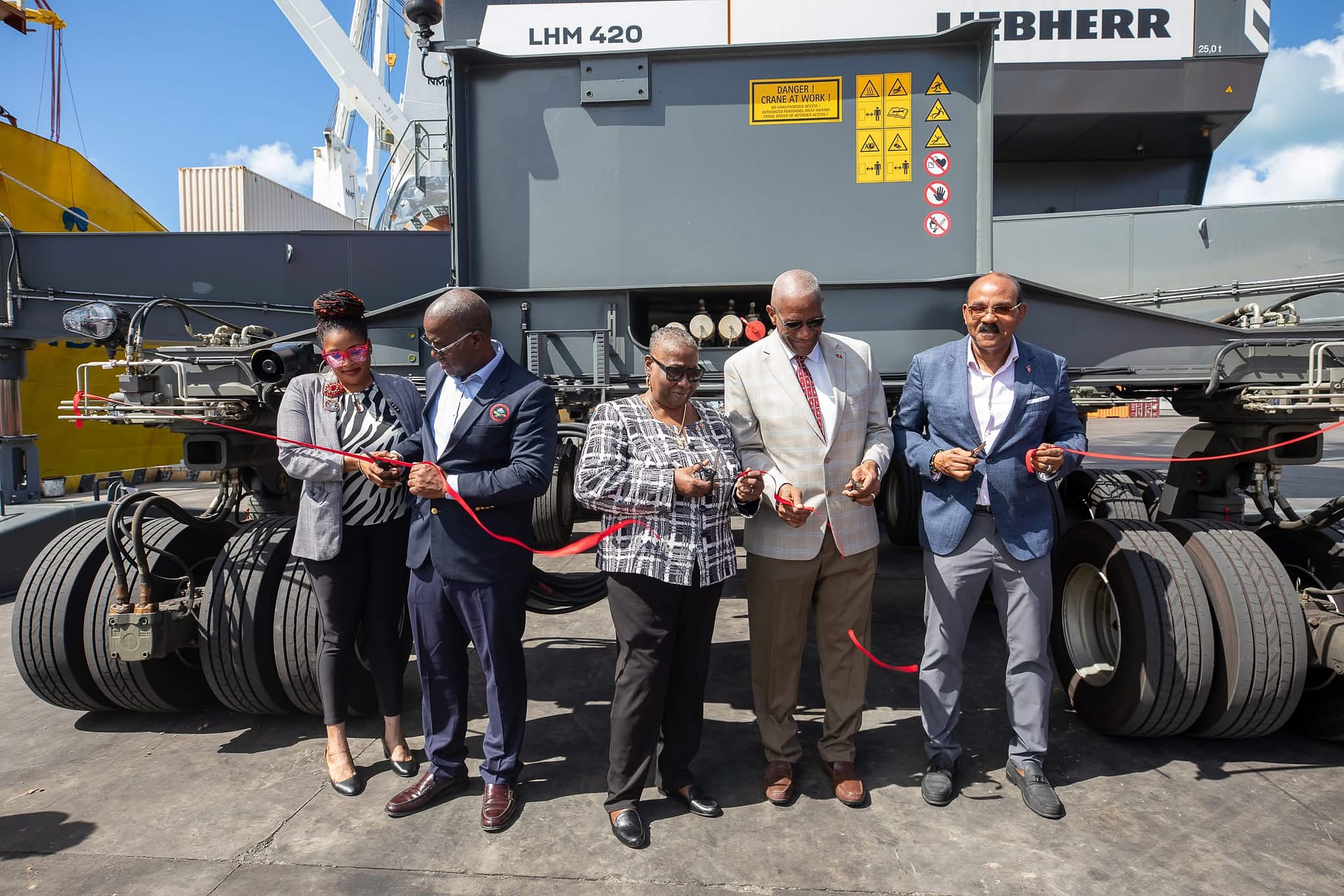 Antigua Government Projects Job Growth as Port Expansion Accelerates (+PHOTOS)