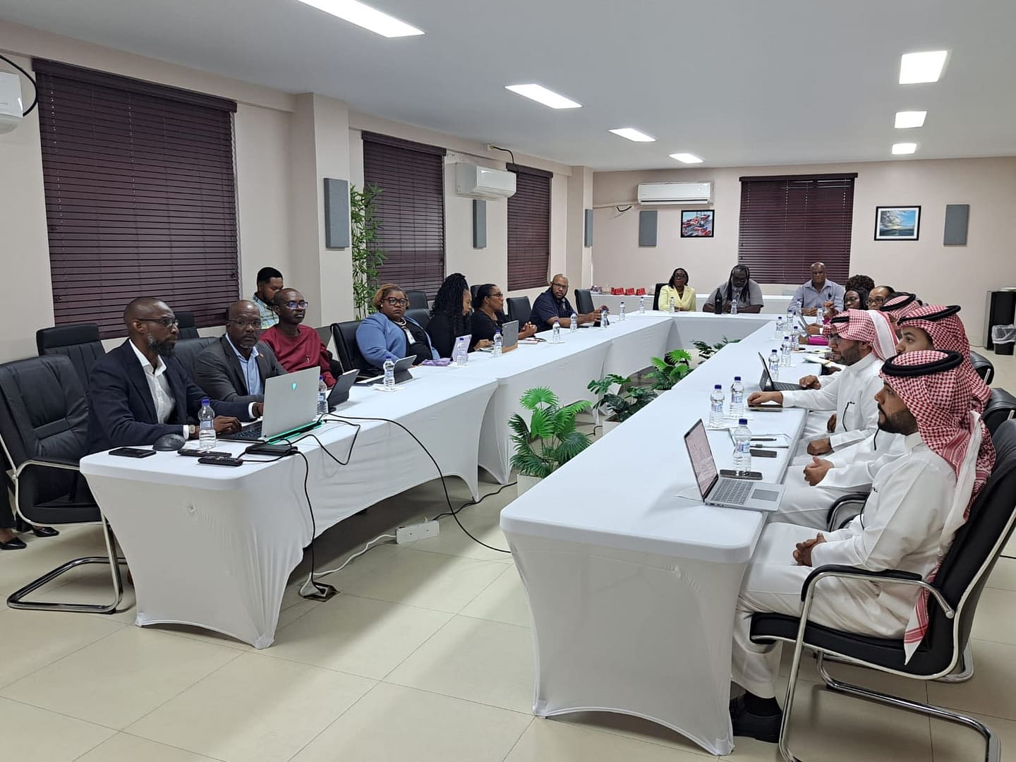 Government and Saudi Fund Discuss Progress on UWI Five Islands Expansion