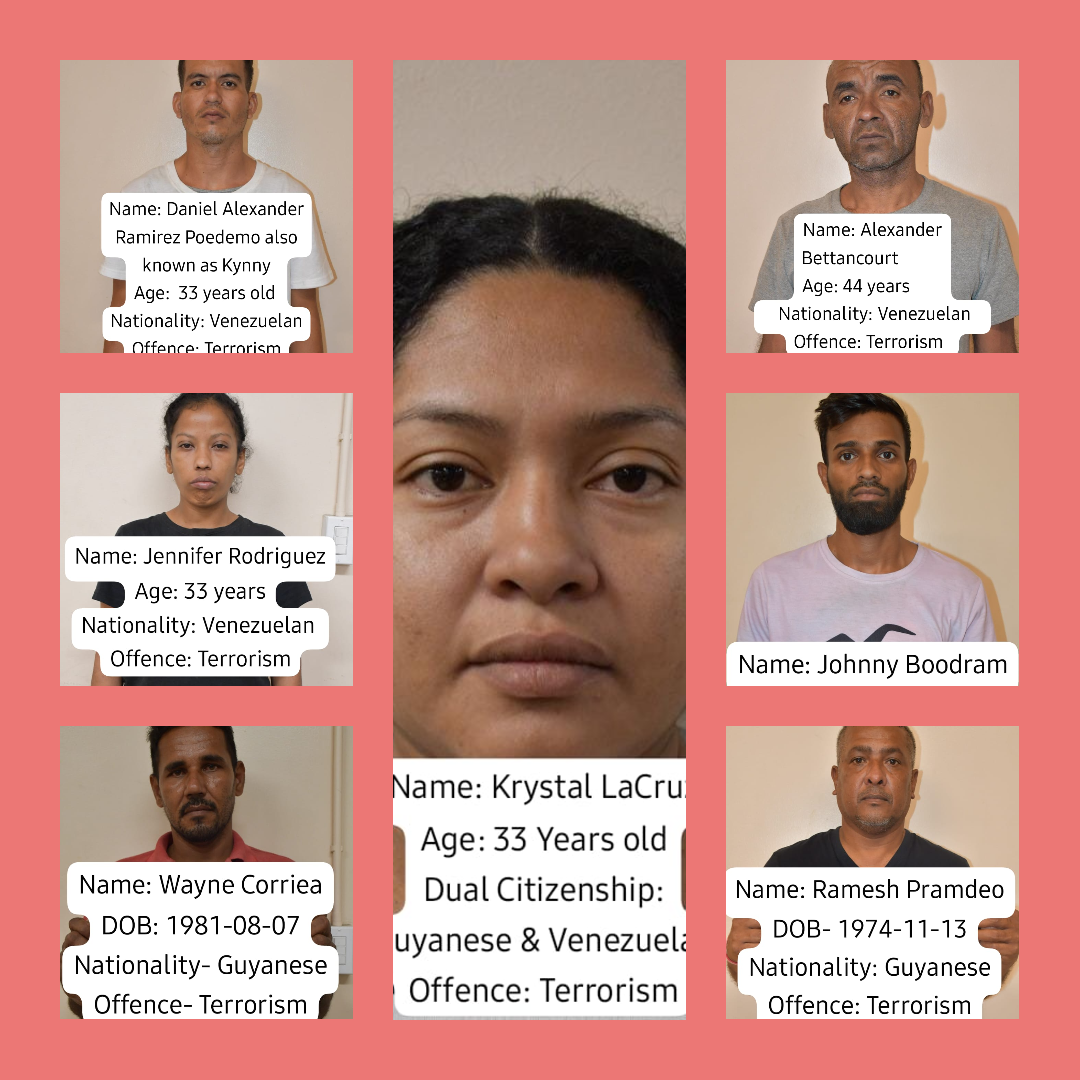 Seven charged with terrorism by bombing gas station