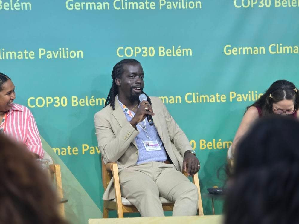 Zachary Phillips Highlights Urgent Climate Realities for Small Island States at COP30 Session