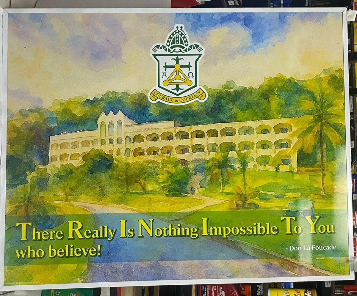 Trinity College, Moka instals motivational message at school