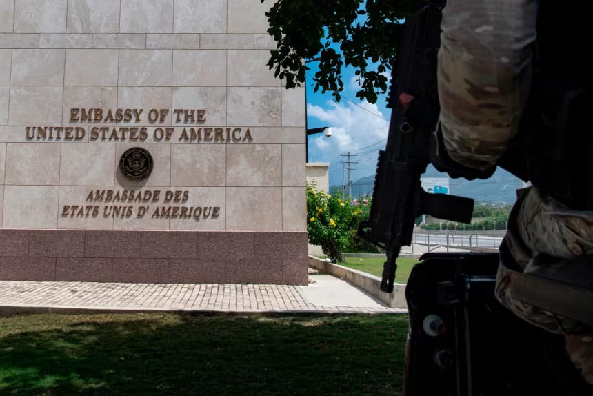 Haitian gang members exchange fire with Marines protecting US Embassy in Port-au-Prince