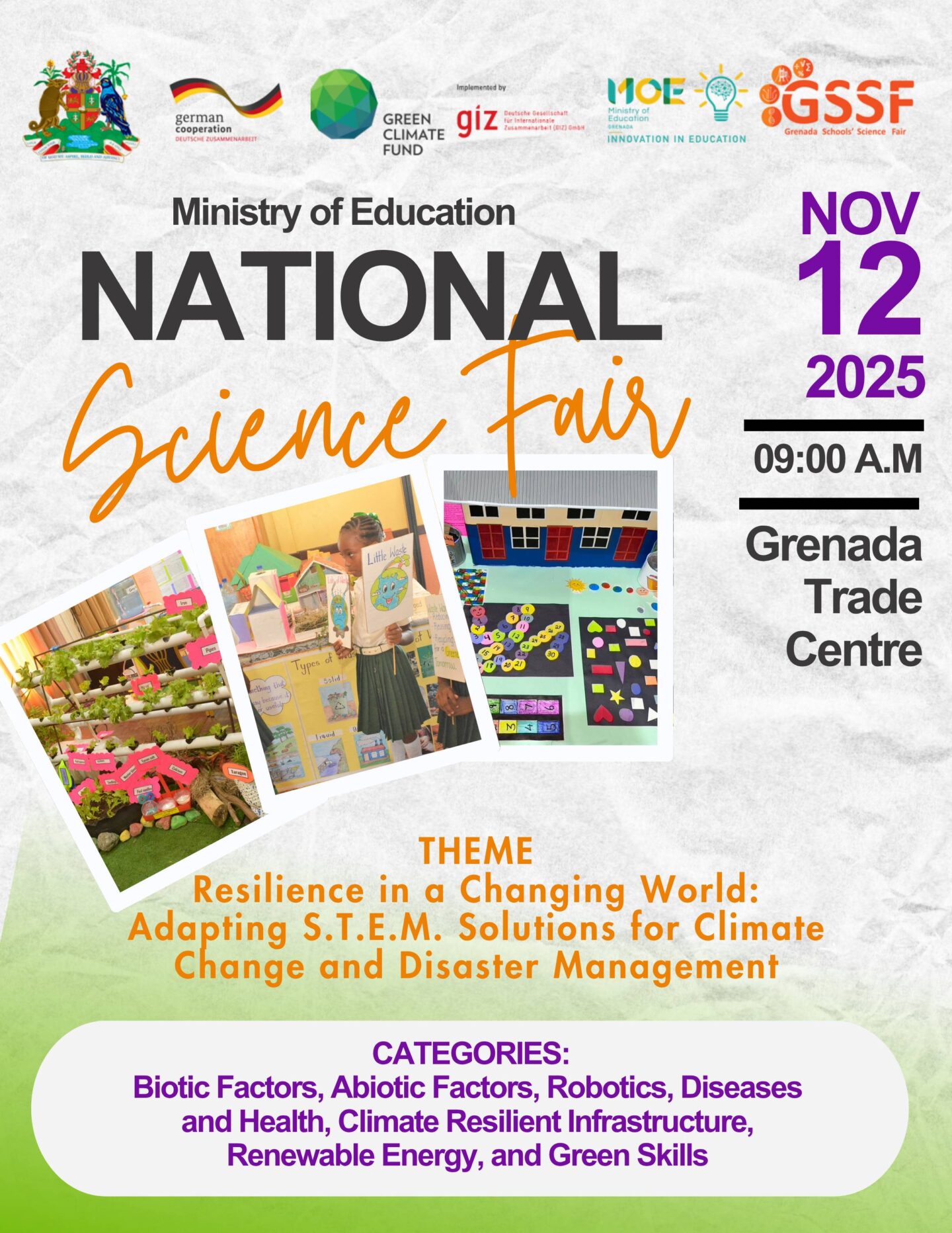Ministry of Education National Science Fair: 12 Nov 2025