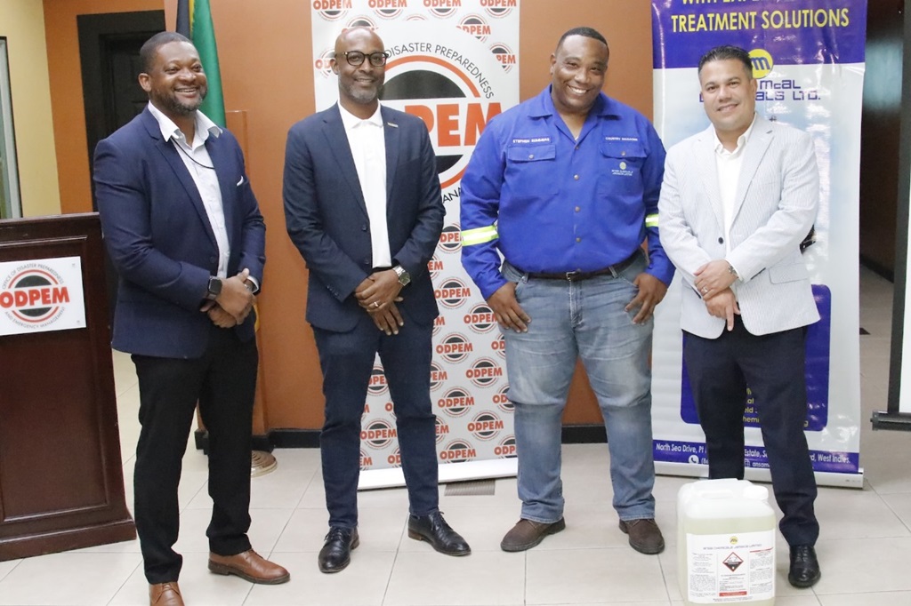 ANSA Chemicals Jamaica donates 69,800 litres of bleach to support sanitisation efforts after hurricane