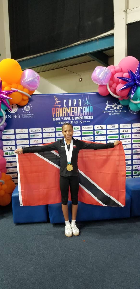 Yandy Stafford cops Trinidad and Tobago’s first-ever gold at Pan Am Artistic Gymnastics Cup