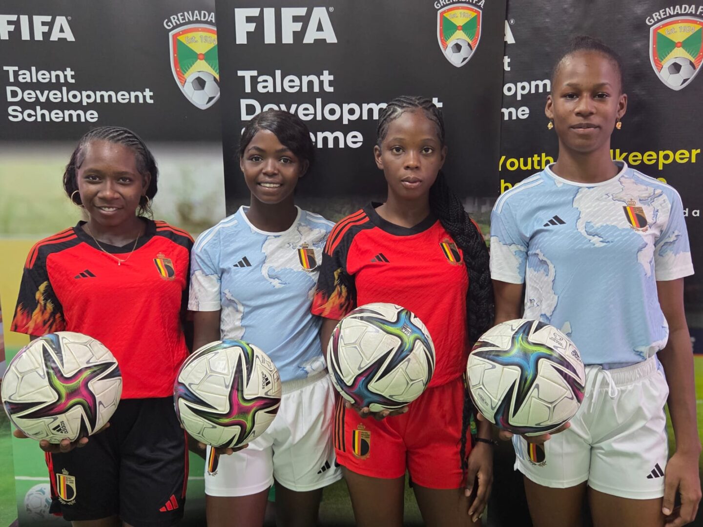 GFA receives equipment from Royal Belgian Football Association