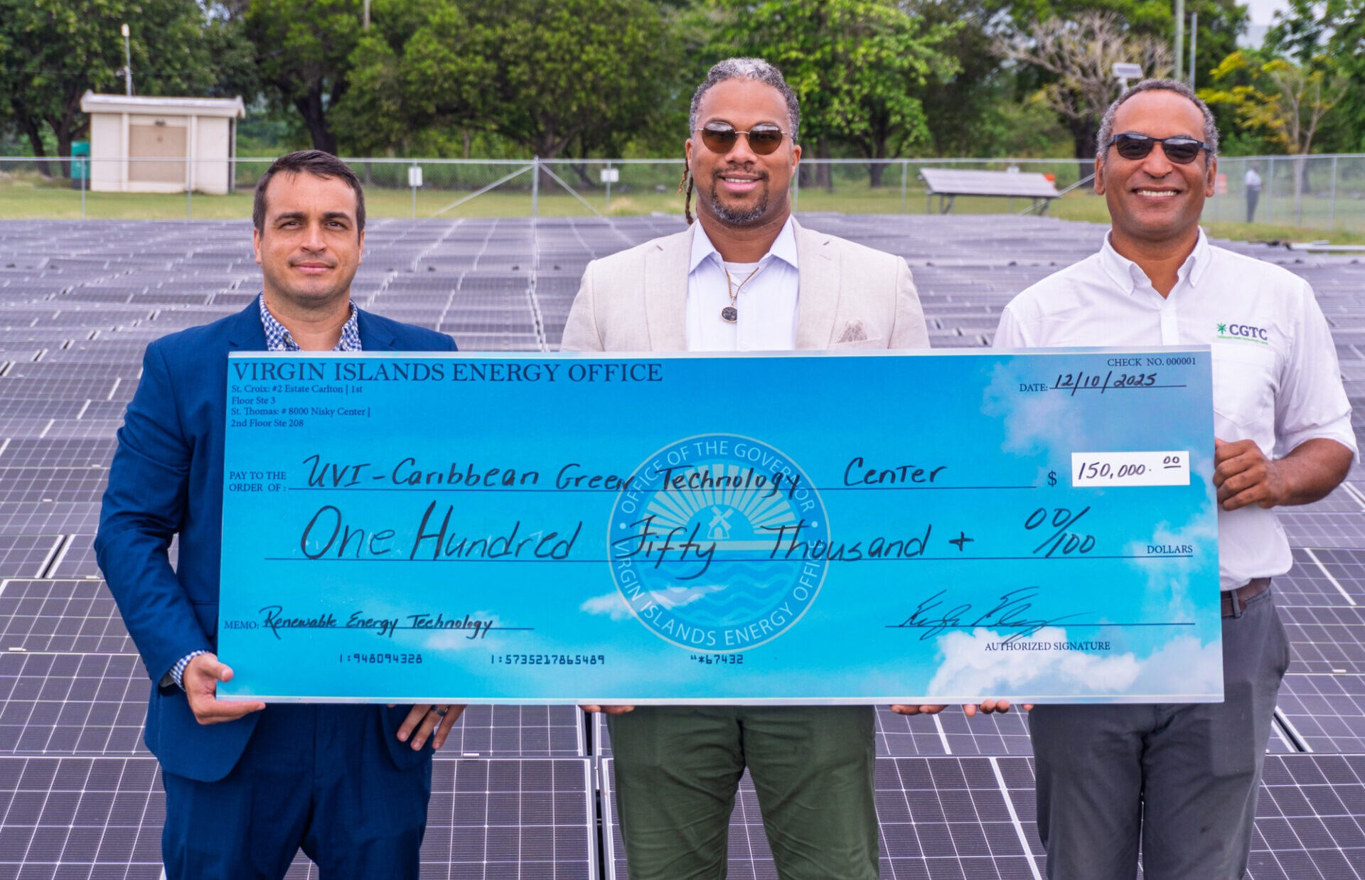 University of Virgin Islands receives funding for Renewable Energy Technology scholarships