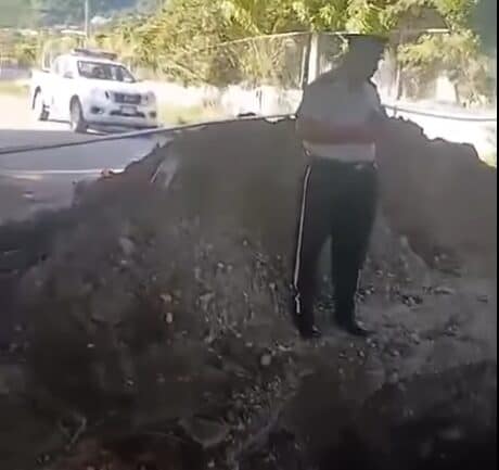 Pringle Rejects Claims Old Road Residents Blocked Old Road, Says APUA Dug Trench for Fibre Works