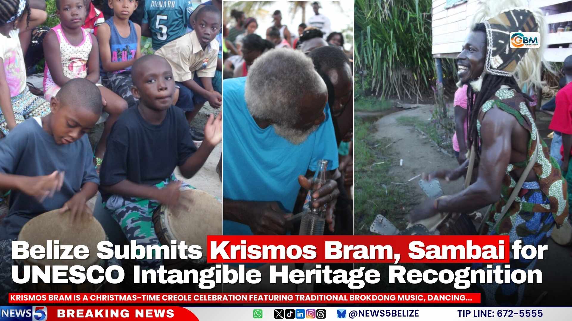 Belize Submits Krismos Bram, Sambai for UNESCO Intangible Heritage Recognition