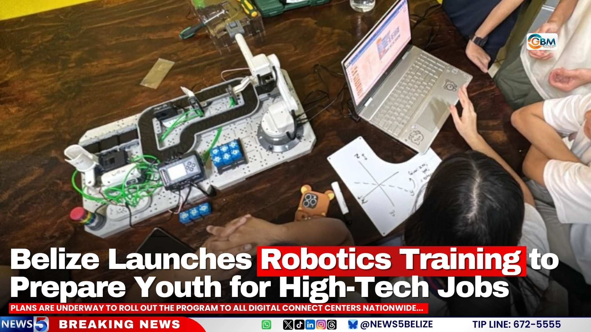 Belize Launches Robotics Training to Prepare Youth for High-Tech Jobs