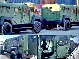 FLASH : US Donation of 25 New Armored Vehicles to the PNH