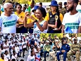 Marathon for Peace : The Haitian National Police facilitates the return of citizens to the Champ de Mars
