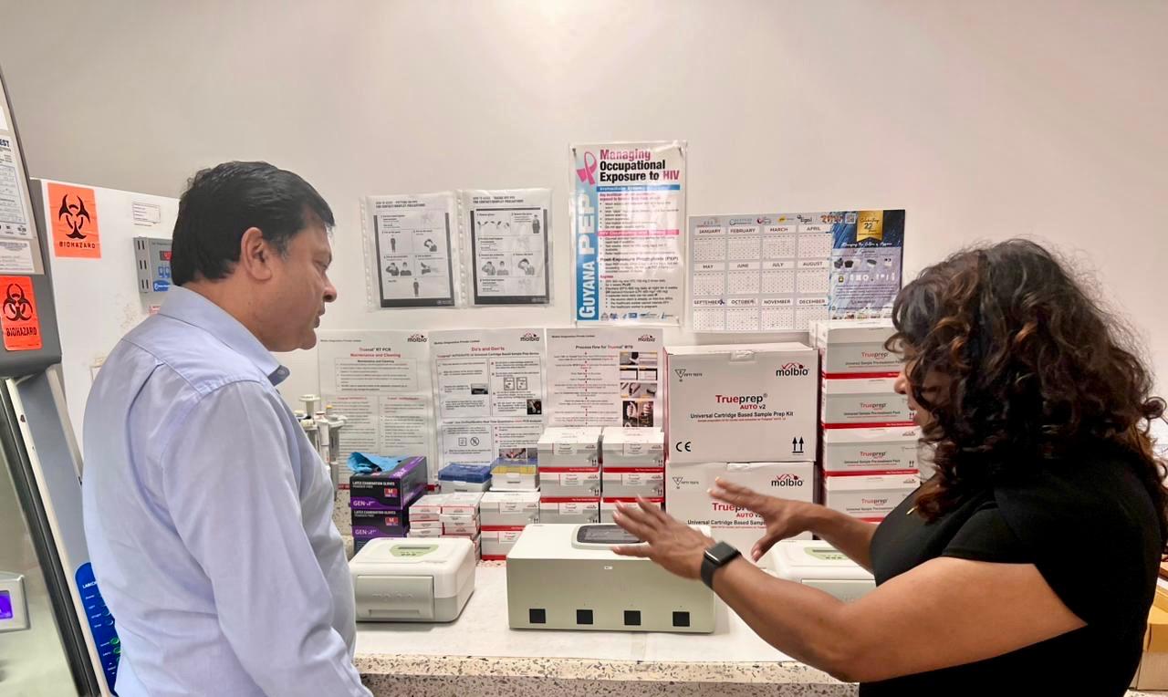 Guyana gets portable high-tech rapid disease detection equipment